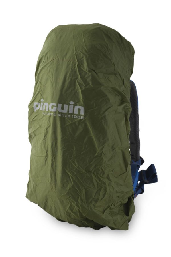 Pinguin Rain Cover je univerzální pláštěnka na batohy o objemu 35-55L a 55-75L, vyrobená z Polyesteru s PU zátěrem, který ji dodává vodní sloupec 1 500mm.