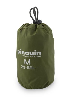 Pinguin Rain Cover je univerzální pláštěnka na batohy o objemu 35-55L a 55-75L, vyrobená z Polyesteru s PU zátěrem, který ji dodává vodní sloupec 1 500mm.